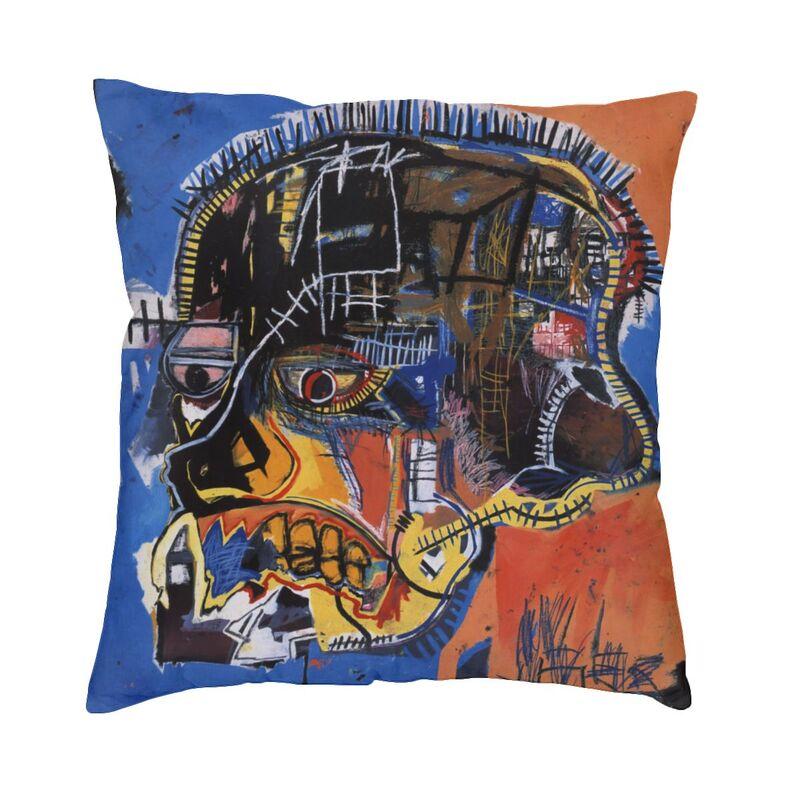 Чехол для подушки Basquiats New York Street с граффити 60x60 см, полиэстер, наволочка для дивана, квадратная наволочка, декоративная домашняя наволочка