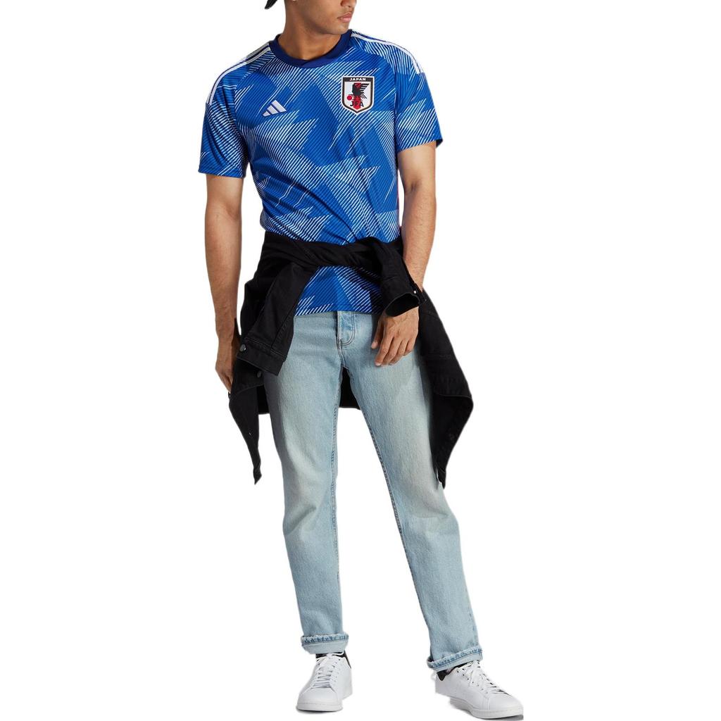 Adidas Япония 2023/23, домашняя майка AERO-READY, японская синяя мужская уличная одежда HF1845