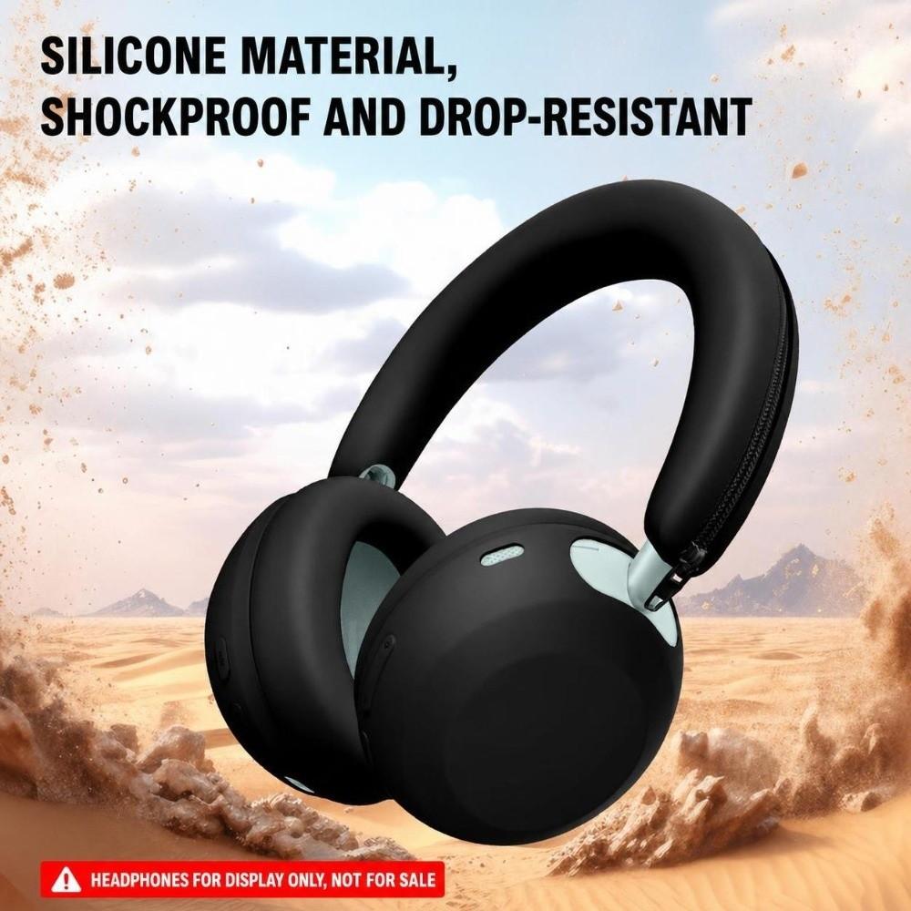 Silicone Headphone Cover Dustproof Headband Protector Headbeam Sleeve for Anker Space 2 Gaming