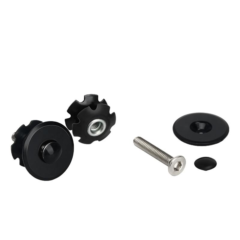 Крышка верхней крышки выноса рулевой колонки для велосипеда Крышка верхней крышки выноса рулевой колонки для велосипеда Болт винта рулевой колонки Гайки-звездочки для трубы передней вилки 1-1/8" 28,6 мм