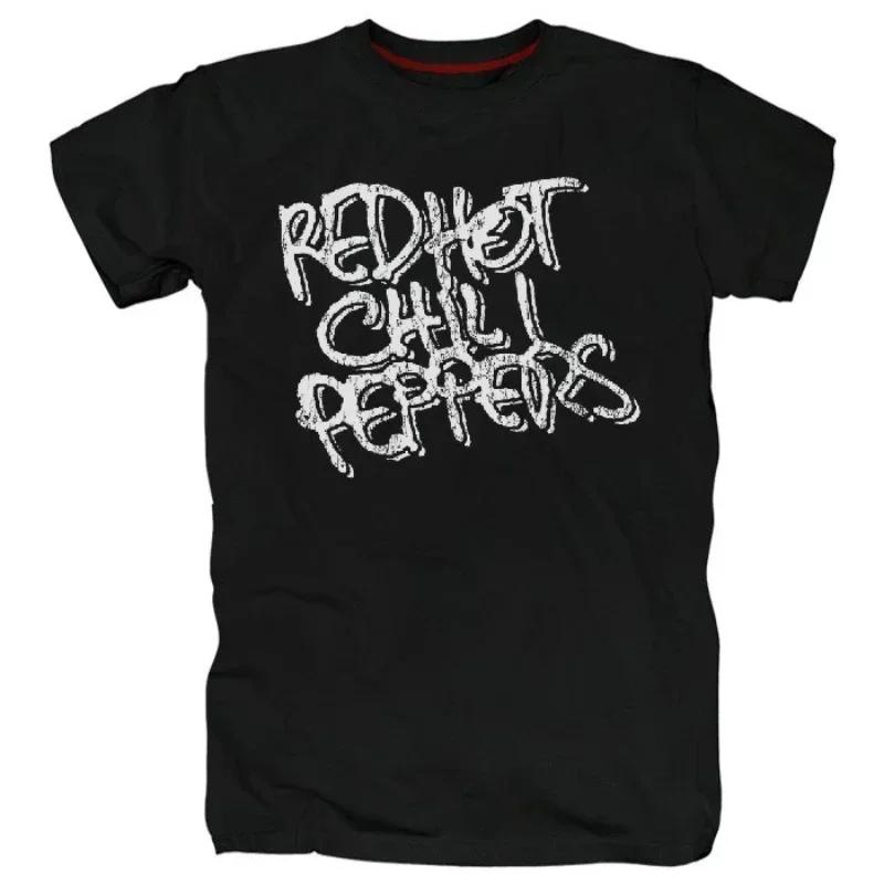 2025 RED HOT CHILI PEPPERS Рок Футболка с коротким рукавом Роза Мужская и Женская Футболки Панк Американский Хип-Хоп Хлопковая Футболка Летняя Футболка Топ