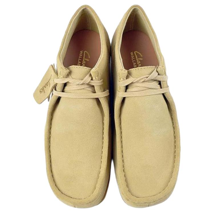 Clarks Кенгуру Evo Замшевые Универсальные Ретро Повседневные Туфли Мужская Обувь Коричневые 26177834