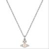 VIVIENNE WESTWOOD Латунные Ожерелья Женские Серебряные 6302032302P118P118