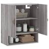 Wall Cabinet Gray Sonoma 60x31x70 cm Particleboard