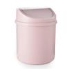 Small Tabletop Trash Can With Lid, Household Office Desk Storage Box, Bedroom Cleaning Work Area Mini Trash Bin