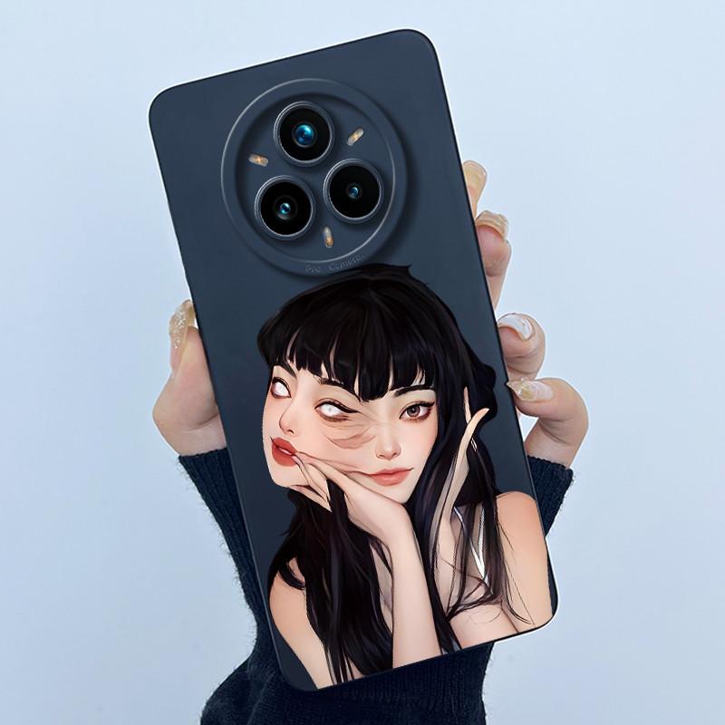 Чехол для Realme 14 Pro Plus 2025 Новый дизайн Милый узор Матовый силиконовый чехол Для Realme14 Pro 14Pro+ Бампер Coque funda Capa