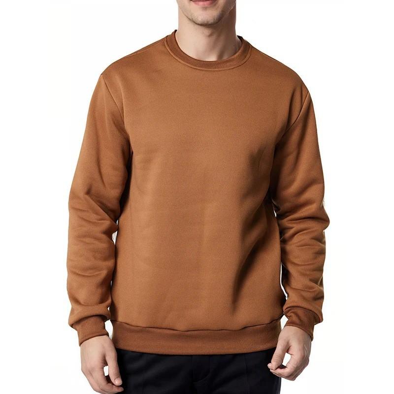 Mens Oversized Casual Sport Hoodie Long Sleeve Crewneck Sweatshirt Fall Fitness Gym Walking