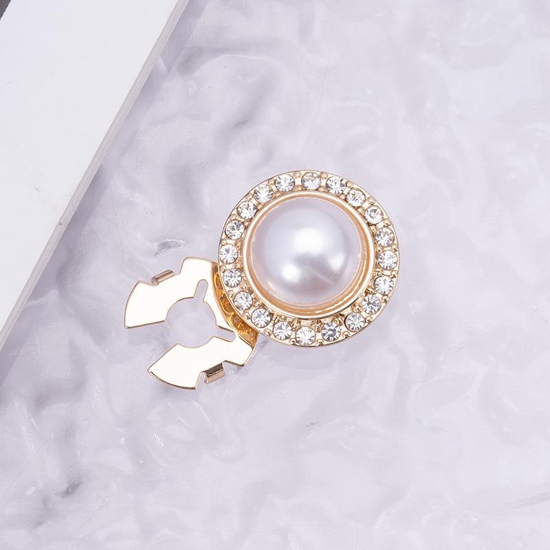 Декоративные запонки и пуговицы для воротника с цветными стразами