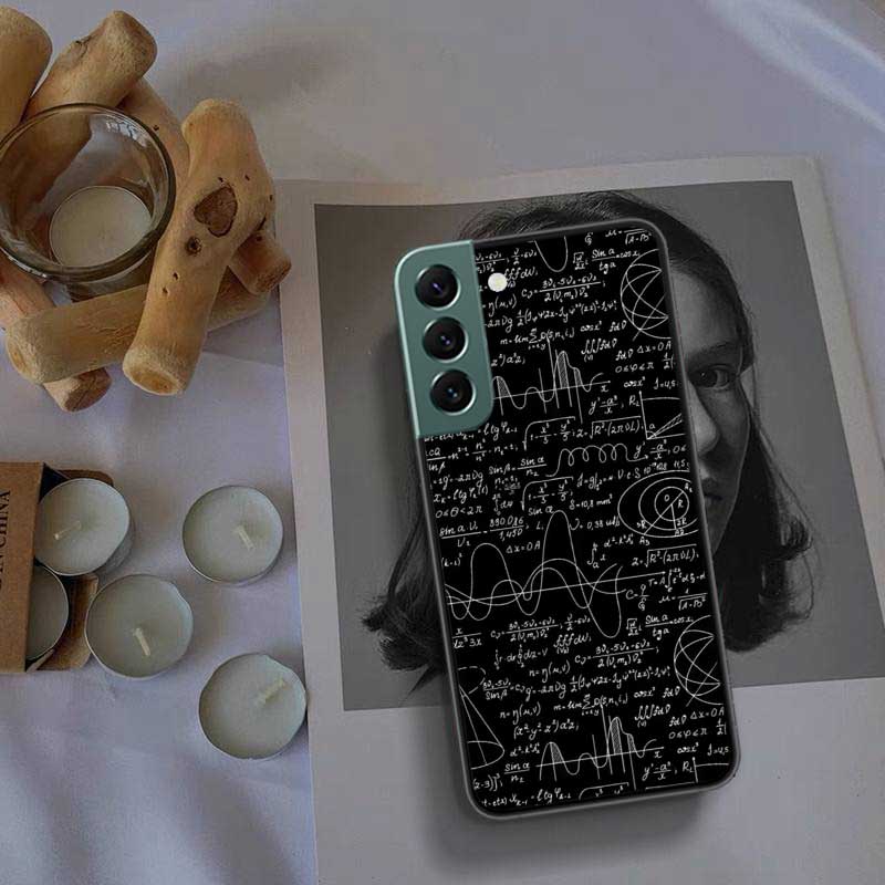 Physics Chemical Mathematics Phone Case For Samsung Galaxy Note 20 Ultra 10 Lite 9 8 M11 M12 M21 M30S M31 M32 M51 M52 J8 J6 J4 P
