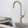 Матовый Золотой/Серый Выдвижной Кухонный Смеситель для Раковины Латунный Настольный Струйный Распылитель Смеситель для Горячей и Холодной Воды Смеситель для Раковины