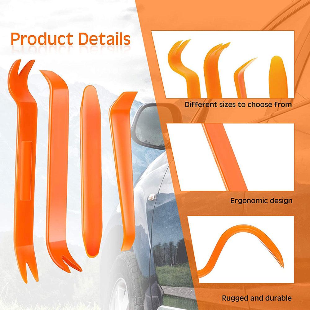 Инструмент для снятия обшивки автомобиля Инструменты для снятия панелей обшивки дверей автомобиля Инструмент для снятия магнитолы автомобиля Монтажный инструмент Инструмент для поддевания Панель клипс двери автомобиля Лом для снятия