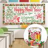Self-Adhesive Border Decorative Sticker Christmas Tree Chalkboard Board Border Chalkboard