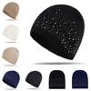 Stylish & Shiny Knitted Hat Cotton Beanies Hat Casual Winter Fall Hat  Outdoor Streetwear
