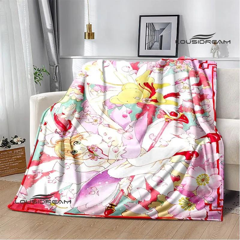Card Captor Sakura Cartoon blankets fashion blankets Warm Flannel Soft Comfortable Blanket Home Travel Blanket Birthday Gift