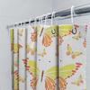 Modern Butterfly Printed Shower Curtain Waterproof Fabric Bath Decoration 72X84 Inches Size