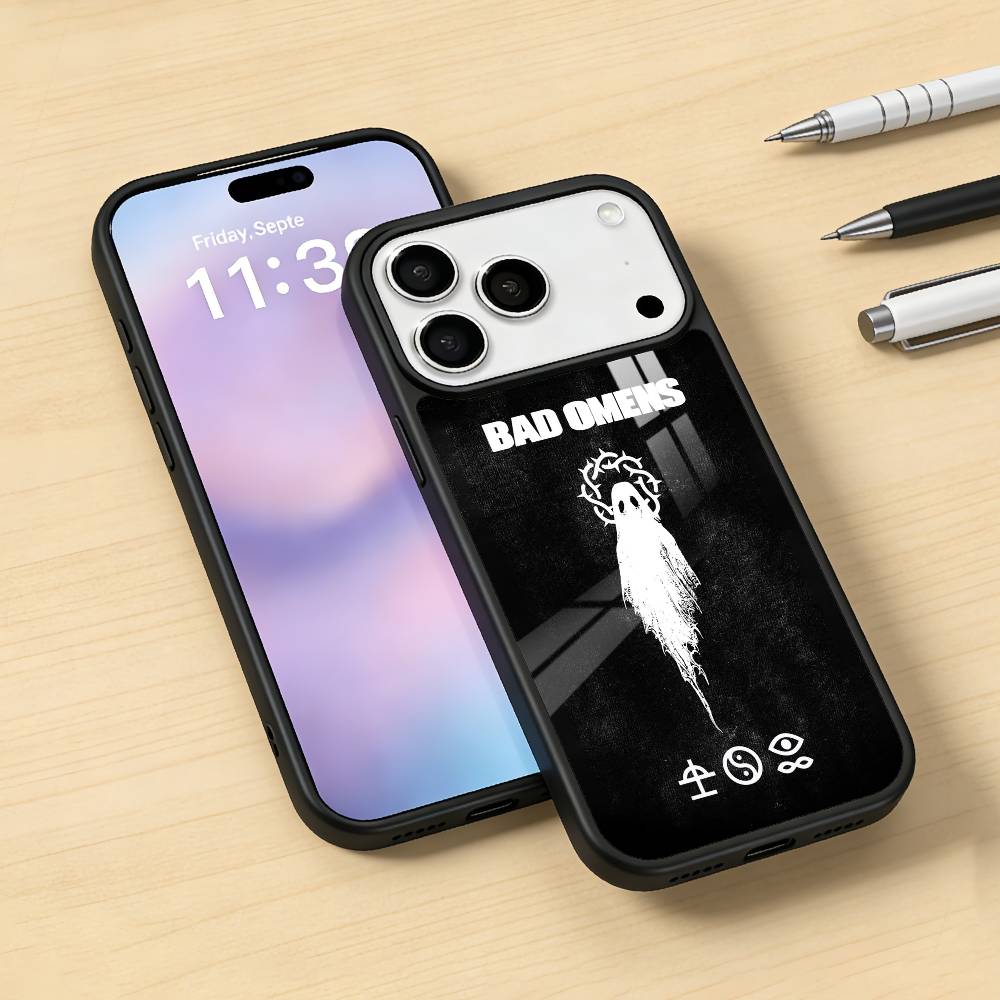 Чехол для телефона музыкальной группы Bad Omens для iPhone 17,16,15,14,13,12, Pro, Max Для Magsafe Магнитная Беспроводная Зарядка