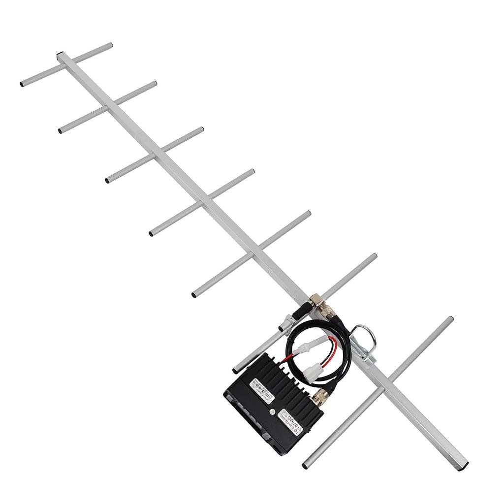 UHF Compatible 7 Element YAGI Yagi Antenna MJ Type Connector with U Type Bolt High Gain High Gain Outdoor Antenna Installation Required For Radio