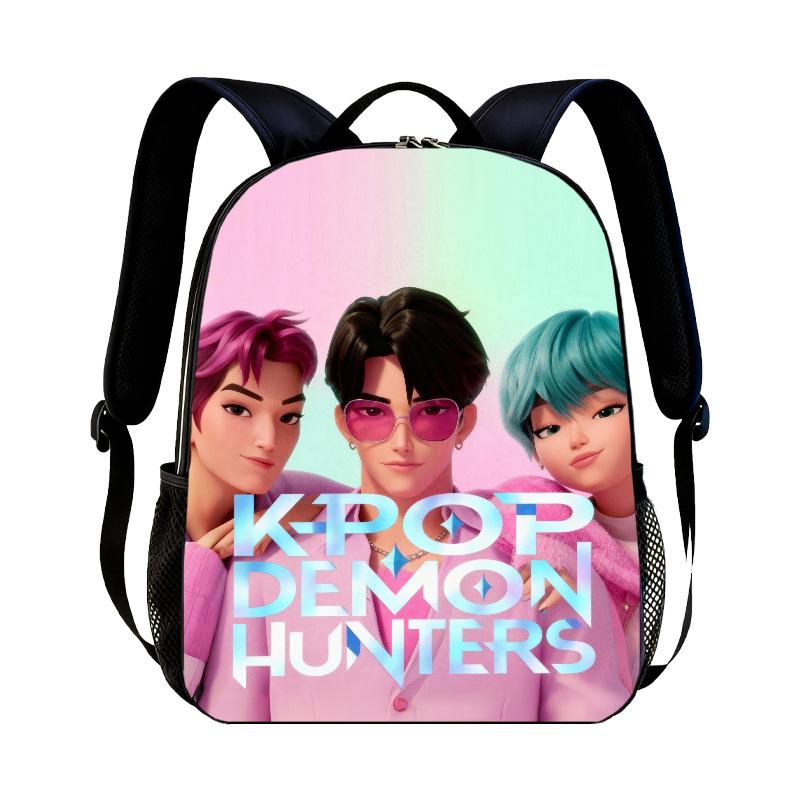 KPop Охотники на демонов Мультяшный Периферийный Рюкзак для Студентов Мальчиков Девочек Сумки Подростков Ежедневный Рюкзак Дорожные Рюкзаки Ежедневные