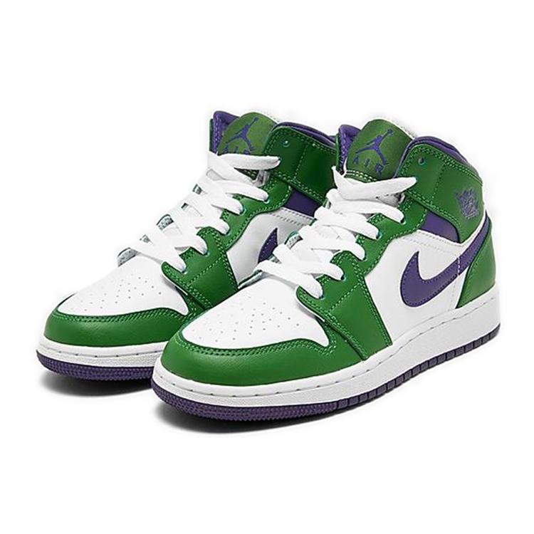 Jordan 1 Mid Incredible Hulk GS 554725-300