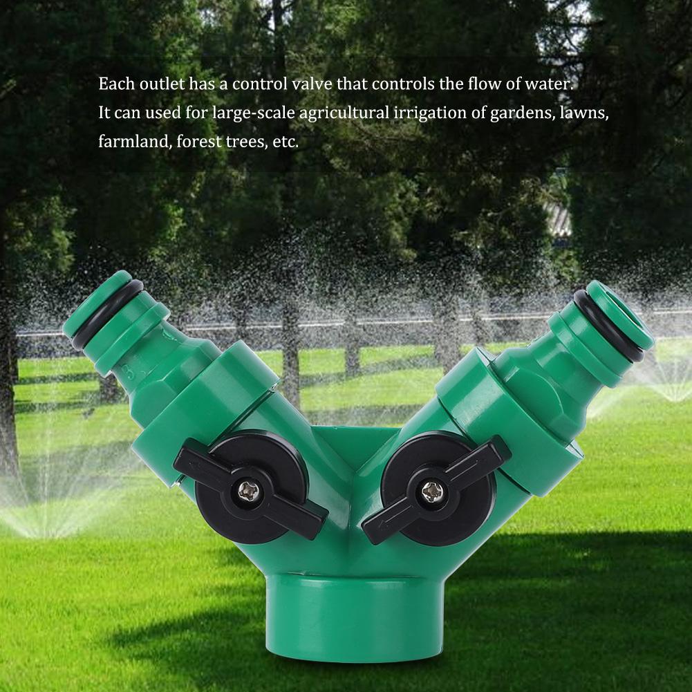 Двухходовой разделитель труб, разветвитель шланга, адаптер для садового водопроводного крана с клапаном