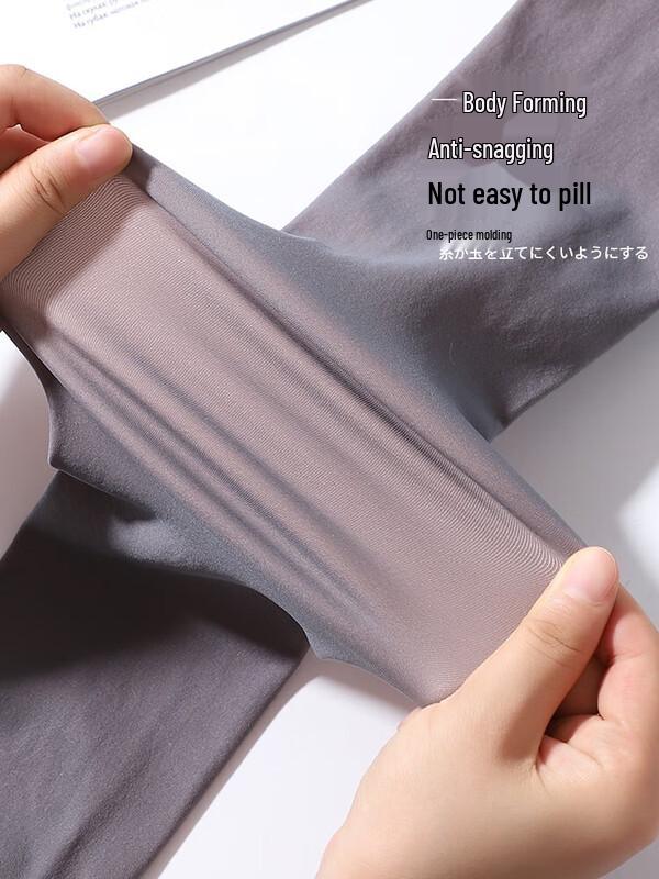 LangSha Autumn/Winter Faux Sheer Warm Tights