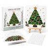Christmas Art Kit, Christmas-themed Diamond Painting, Includes Canvas, Easel, Stickers, Tweezers, Acrylic Drills, Gift Box Packaging