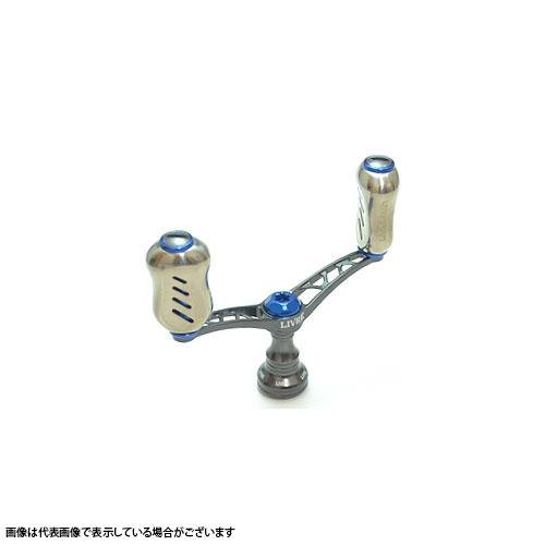 メガテック (LIVRE) ウイング80 Finoノブ ダイワ用 (ガンメタP+ブルーG)