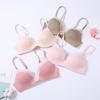 Французское тонкое кружевное нижнее белье, бюстгальтер пуш-ап для маленькой груди, сексуальный бюстгальтер без косточек, регулируемый бюстгальтер для девочки