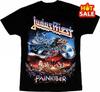 Черная Хлопковая Футболка Judas Priest Все Размеры Унисекс Футболка