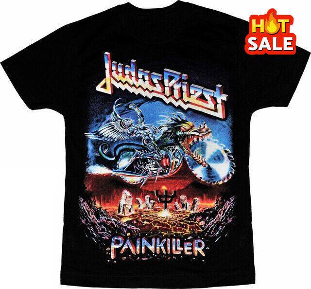 Черная Хлопковая Футболка Judas Priest Все Размеры Унисекс Футболка