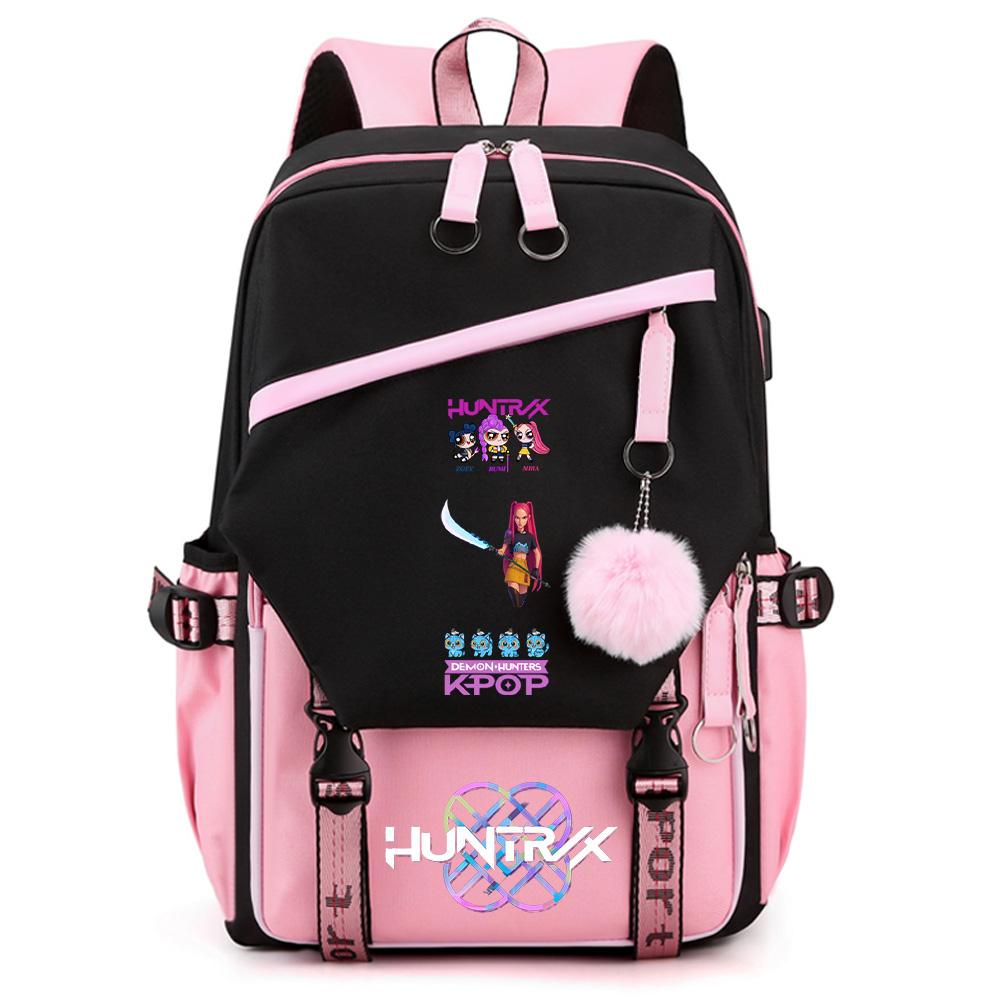 Anime Demon Hunters Printed Large Capacity Backpack for Teenger Student Girl Boy Schoolbag Bookbag Women Waterproof Travel Bag Gift