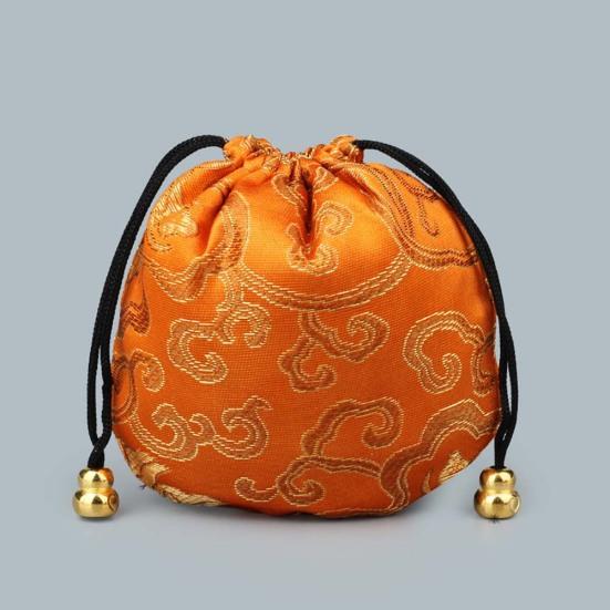 Яркая цветная китайская сумка на удачу, подарочная сумка для хранения с благоприятным облачным дизайном