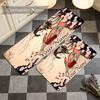 Geisha (1) Custom Name Flannel Mat Anti-Slip Kitchen Floor Rug for Home Kitchen Decor Gift