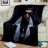 Бесплатное одеяло Anuel AA, рэпер, хип-хоп певец, мягкое одеяло для дома, спальни, кровати, дивана, пикника, путешествия, офиса, одеяло, детское одеяло