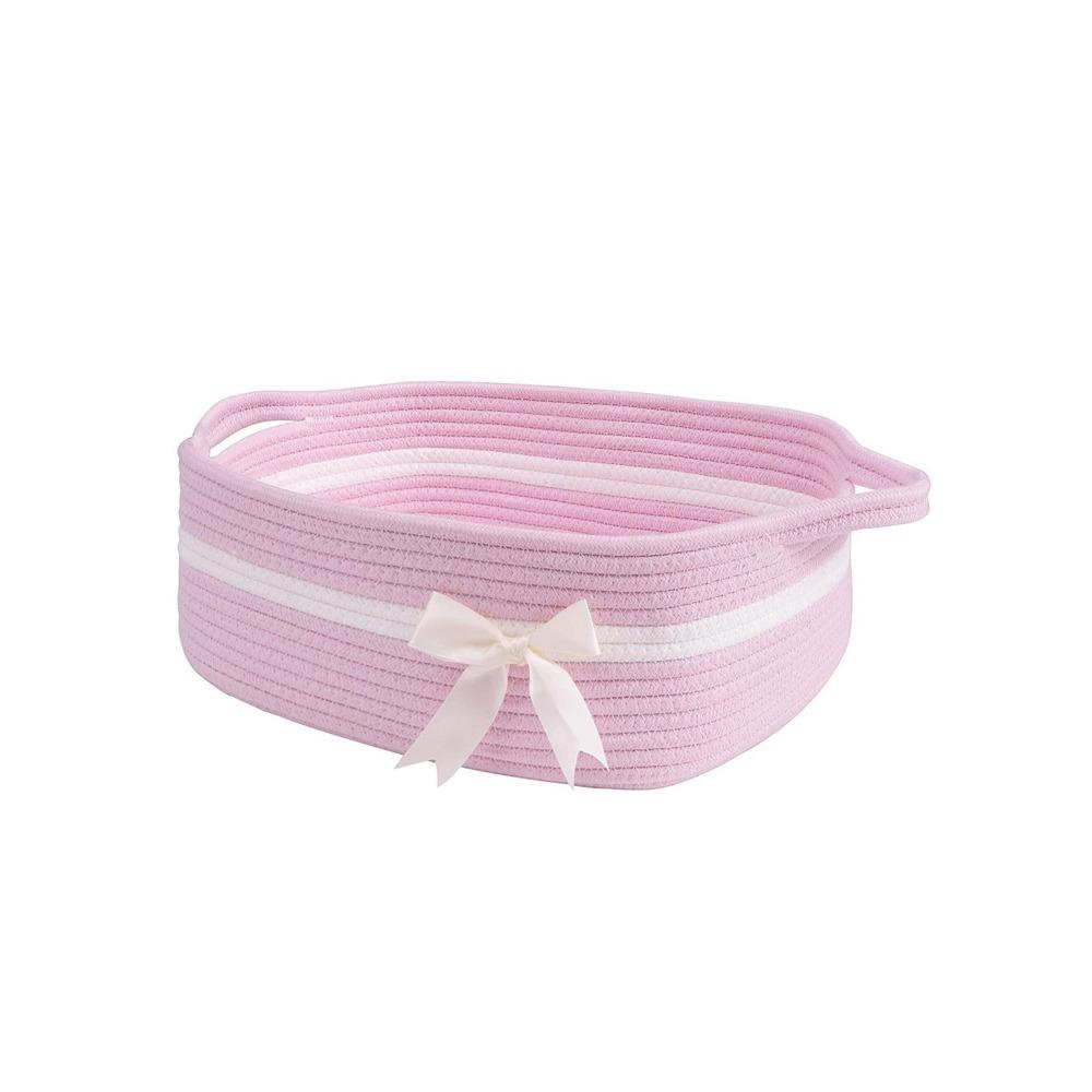 Large Capacity Woven Storage Basket Space Saving Snack Basket Cosmetic Storage Basket Makeup