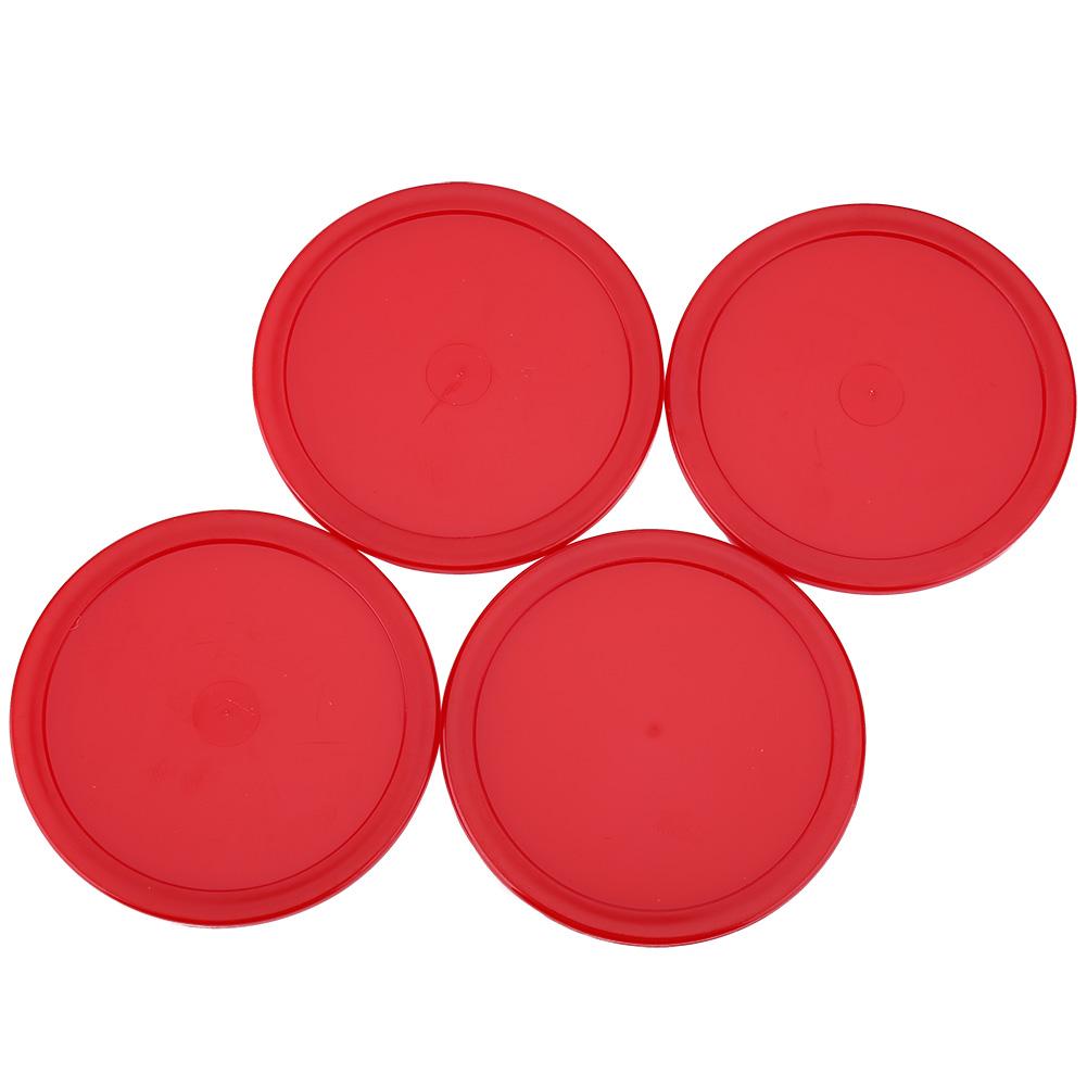 Plastic Lightweight Goalies Ice Hockey Pushers Pucks Set Replacement for Tables Game