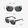 Non-polarized Sunglasses for Women Fashion Retro Cat-eye High-definition Fashionable Anti-blue Light Large Frame Casual Eyewear