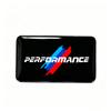 BBIJ5 4pcs Car Steering Wheel Decoration Center Hub Cap Emblem Badge DIY Sticker Styling Ornament Accessories For BMW M performance X3