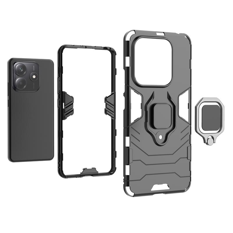 For Xiaomi Redmi Note 14 5G Case Magnetic Ring Stand Holder Armor Back Cover For Redmi Note14 5G Protect Funda