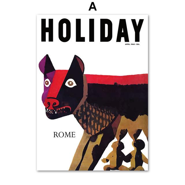 Bauhaus Herman Miller Woodstock Парусный тур Калифорния Холст Фреска Скандинавская тема Плакат Печать Живопись Украшение гостиной