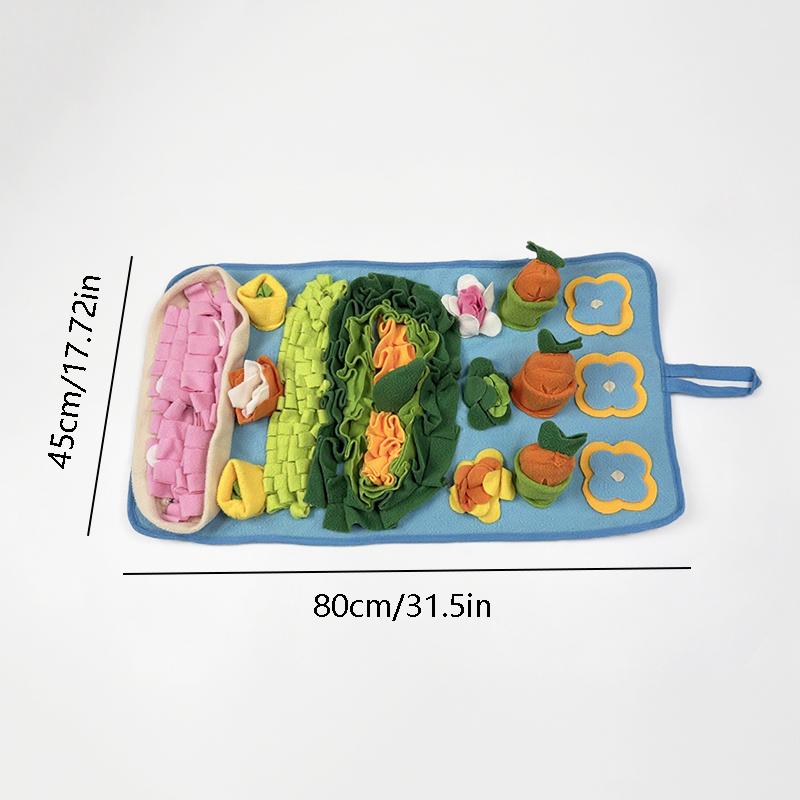 Новый коврик-пазл для собак для вынюхивания, интерактивный коврик для кормления для тренировок, снятия скуки, для использования в помещении, моющийся дизайн