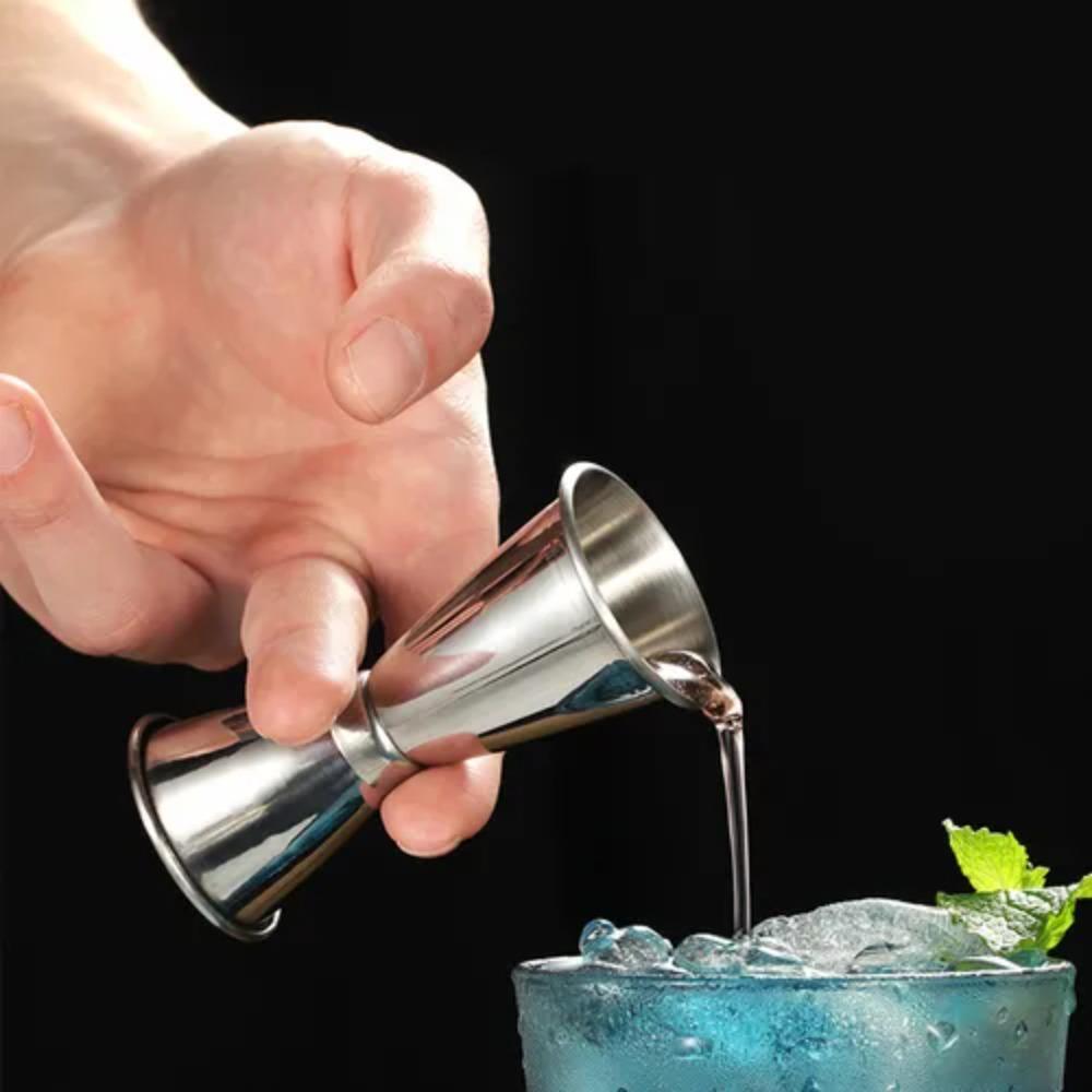 Rolled Cup Edge Cocktail Jigger 15/30 25/50 20/40ml Ounce Cup Bartender