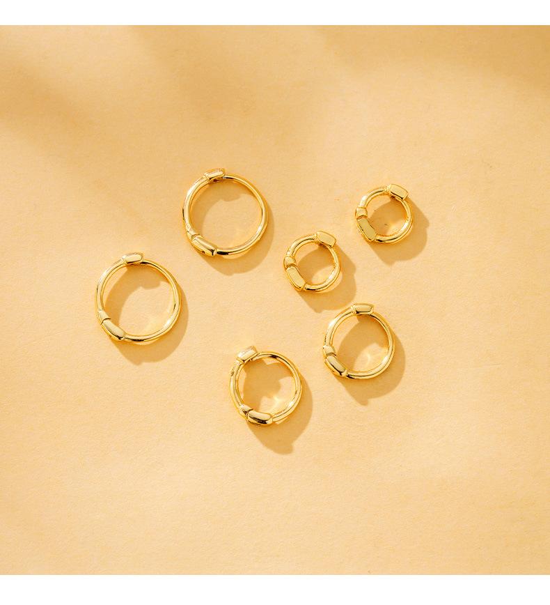 925 Sterling Silver Multi-Size Huggie Hoop Earrings , Gold & Silver Tiny Hoop Earrings for Women, Stackable Minimalist Jewelry