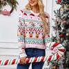 Women's Fashion Sweet Knitted Sweater Pullover Long Sleeve Christmas Sweater