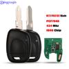 Jingyuqin 1 Button Car Remote Key Control For Renault Master Kangoo Clio Twingo VAC102 Blade PCF7946 ID46 Chip 433MHZ