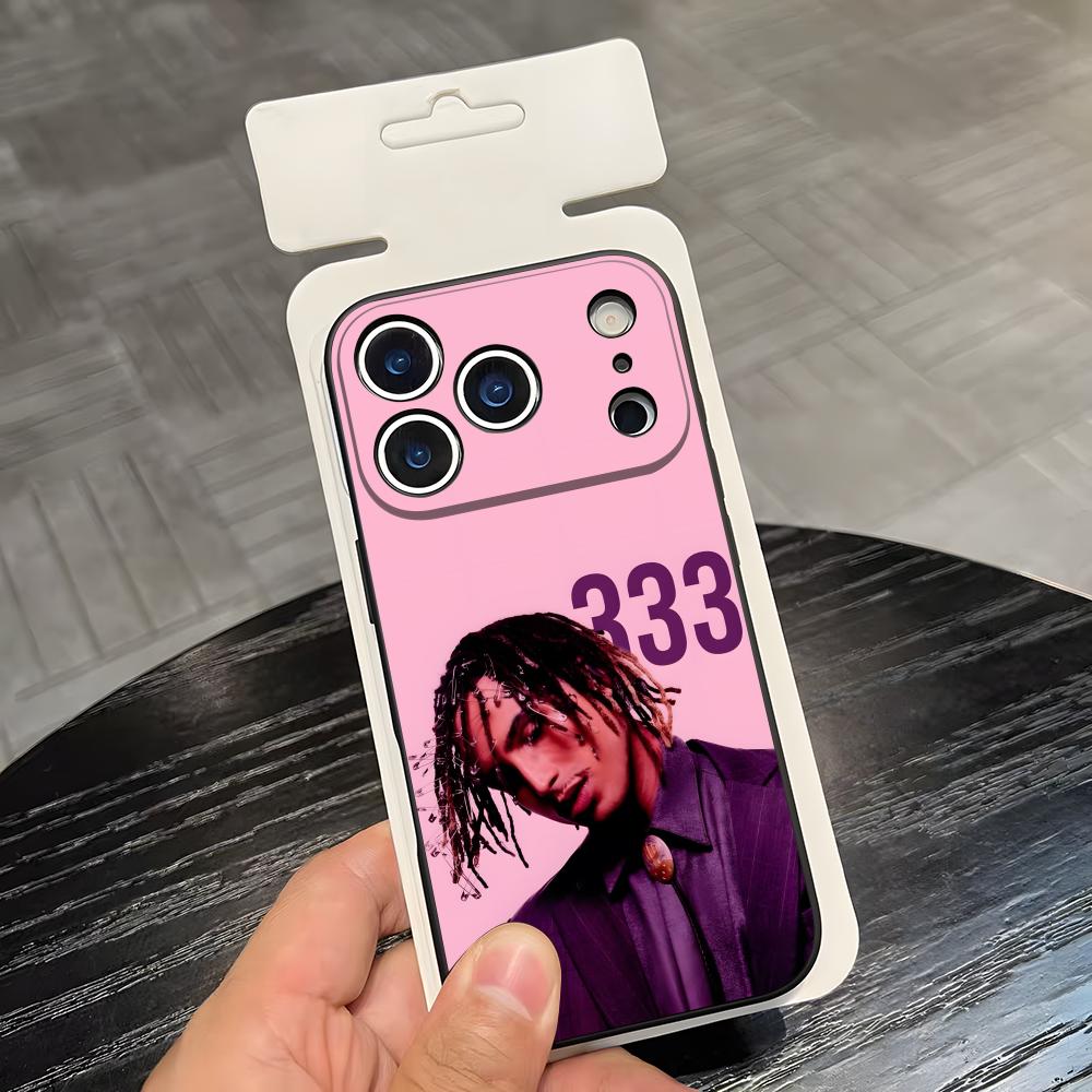 Чехол для телефона R-Rapper M-Matue 333 для IPhone 17 Air 16 E Pro Max 15 14 13 Mini 12 Pro 11 Max Plus Черный Мягкий