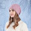 Knitted Pile Cap for Autumn Winter Big Head Circumference Confinement Hat Korean Ear Protection Warm Woolen Hats