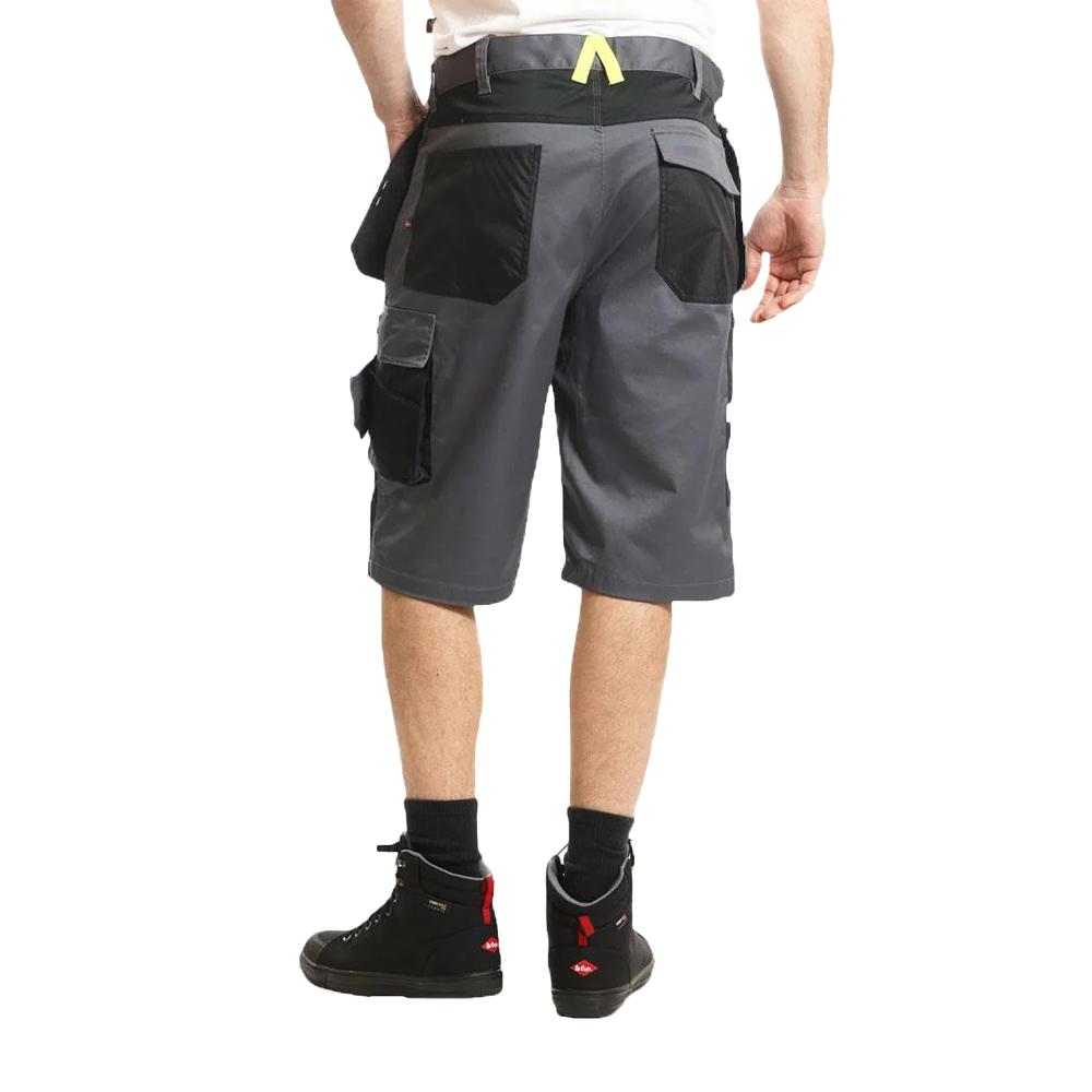 Lee Cooper Mens Stretch Hi-Vis Cargo Shorts