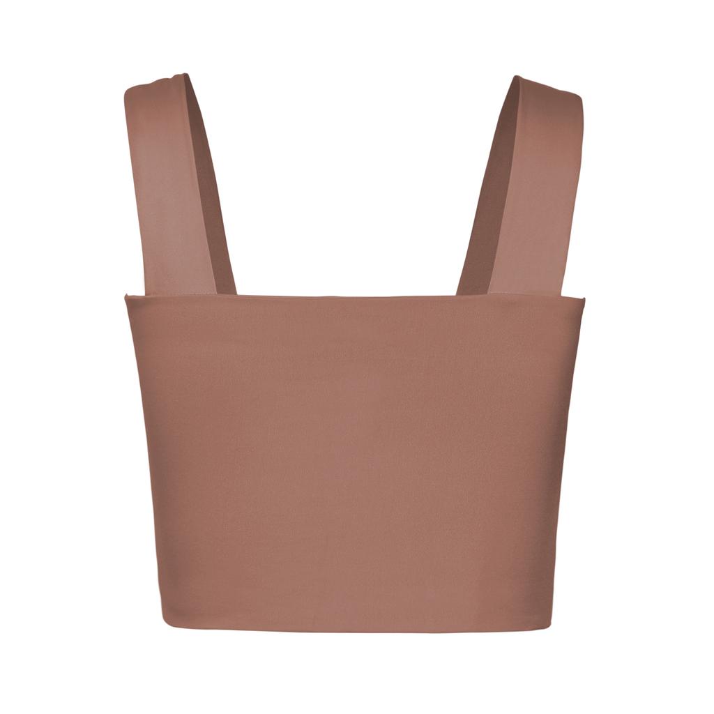 Square Neck Tank Top Wide Shoulder Straps Crop Tops Women Summer Camis Solid Color Camisole Fashion Tube Female Sleeveless Cropped Vest Y2K Clothes