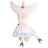 Panty Stocking Cosplay PANTY & STOCKING with GARTERBELT Costume Angel Dress Wing Women Halloween Carnival Party